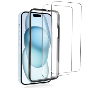 iPhone 16 Plus KXtB ȒP \t  tیtB Sʕی ϏՌ ɔ CA[ wh~ KCht[ [2Zbg] 