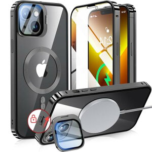 iPhone 13 mini�P�[�X MagSafe �N���A ���� ���b�N�t�� �A�N�V�����{�^�� �J�����X�^���h �J���������Y�ی� �X�^���h��� �����K���X ���^���t���[�� �X�g���b�v�z�[���t�� ��ʊ��x�ǂ� ���C����