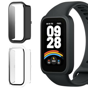 Xiaomi Smart Band 9 Active �P�[�X �����K���X�t�B���� �ی�J�o�[ �X�}�[�g�E�H�b�`�P�[�X �����K���X ��̌^ �d���|��PC�f�� ��̉� �����^ �J�o�[ ���h�~ �������� �ϏՌ� �y�� �P�[�X Xiaomi Smart B