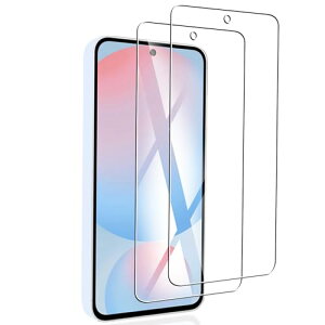 Galaxy S24 FE �K���X�t�B���� Galaxy S24 FE 5G �t�B���� Galaxy S24 FE �t���ی�t�B���� �d�x9H �C�A�[�� ��U�h�~ �Ռ��z�� �w��h�~ �ȒP�\��t�� [2���Z�b�g] ��������