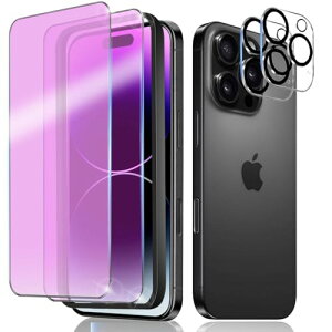 iPhone13 Pro フィルム アンチグレア ガラスフィルム 保護フィルム 強化ガラス なめらか 硬度9H 指紋 汚れ防止 飛散防止 高透過率 ラウンドエッジ加工 高感度タッチ 気泡なし 貼り付け簡単。 送