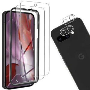 Google Pixel 9A KXtB 2 + Google Pixel 9A 5G YیtB 2 Google Pixel 9A p̃tB tیtB Sʕی ϏՌ ɔ CA[ wh~ KChgt 