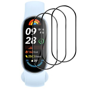 Xiaomi Smart band 9 tB PET Xiaomi Smart band 9 p̑Sʕی 3DȖ tB CA[ Ռz wh~ TPU ȒP\t [3Zbg] 