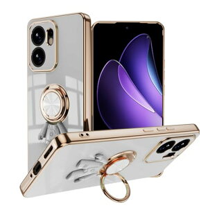 OPPO Reno 13A 5G P[X Ot Jo[ TPU X^h X}zP[X y ϏՌ  C菝h~ h~ ԍڃz_[ 360°] P[X OPPO reno13 a (zCg) 