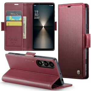 Xperia 1 VII �P�[�X SO-51F XQ-FS44 �蒠�^ ���z�^ �J�[�h�|�P�b�g�t�� �������U�[ Xperia 1 VII �p �Ռ��z�� �X�}�z�P�[�X �S�ʕی� �J�[�h���[ �X�^���h�@�\ �g�уJ�o�[ ���C�o�b�N���t�� �X�g���b�v