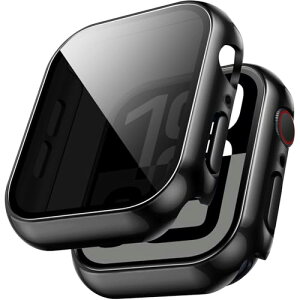 Apple Watch 10 46mm �P�[�X �`�����h�~ �����^ �^�b�`�����x �ϏՌ� �v���C�o�V�[�ی� �S�ʕی� �y�� �A�b�v���E�I�b�`10 46 �h�� �w��h�~ ���h�~ apple watch10 �J�o�[ 46mm ��p �u���b�N (2������)