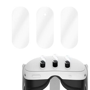 Meta Quest 3 �ی�t�B���� 1�Z�b�g3�� Meta Quest 3 �J���������Y�ی�t�B���� HD�N���A �����K���X�t�B���� �ɍ����ߗ� �w��h�~ �d�x9H �����Ȃ��A���`�X�N���b�`�ی� �C�A�h�~ VR �A�N�Z�T���[�p 