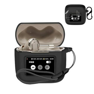 TOUR PRO 3 �P�[�X �J�o�[ + 2���t�B���� ���C�����X �C���[�z�� �V���R�� �ی�P�[�X (�J���r�i�t��+�X�g���b�v�t�� ) �����h�~ �L�Y�h�~ �ϏՌ� �����[�d�\ �h�� �h�o (�u���b�N)