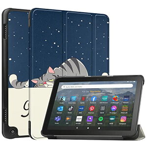 New Fire HD 8 �P�[�X (2024�N����) �X�^���h�@�\�t�� �J���O�ܔ��^�X�^���h�P�[�X PU���U�[ Fire HD 8 / Fire HD 8 Plus 2024 ��12���� 8�C���` �J�o�[ (LM)