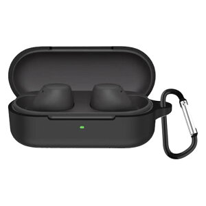 SONY WF-C510 �P�[�X �\�j�[ WF-C510 �V���R���� �S�ʕی� �����h�~ �L�Y�h�~ �ϏՌ� �����[�d�\ �y�ʏ��^ �J���r�i�t�� (�u���b�N)