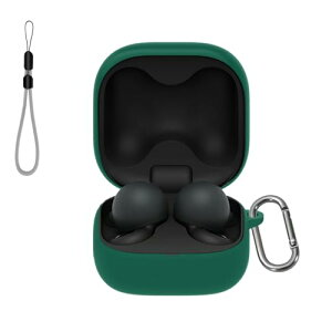 SONY �\�j�[ LinkBuds open WF-L910 �P�[�X �J�o�[ ���C�����X �C���[�z�� �ی�J�o�[ �V���R���ی�P�[�X �N���[�j���O�L�b�g�ƃL�[�`�F�[���t�� �[�d�P�[�X�J�o�[ ��LED���C�g �ϏՌ� �����h�~ 