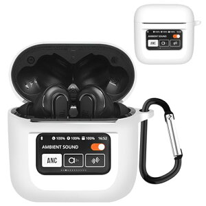JBL TOUR PRO 3 �P�[�X �J�o�[ TOUR PRO 3�V���R���P�[�X �ی�J�o�[ �h�� �h�o �����h�~ �L�Y�h�~ �S�ʕی� �y�� �J���r�i�t�� (�z���C�g)