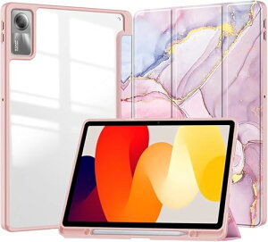 Xiaomi Mi Pad 6 / Pad 6 Pro �P�[�X ���� Xiaomi Pad 6 �P�[�X �N���A �y���z���_�[�t�� �O�܃X�^���h �I�[�g�X���[�v�@�\ ������� �蒠�^ �y�� ���^ �V���I�~�p�b�h6 / 6 Pro��p�ی�J�o�[ �ϏՌ� �S