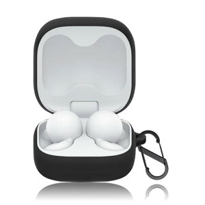 �C���z���P�[�X LinkBuds open WF-L910 �J�o�[ �L�Y�h�~ �ϏՌ� �V���R���f�� �_�炩�� �J���r�i�t�� �����[�d�\ �����h�~ �y�� linkbuds open wf-l910 �ی�J�o�[ (�u���b�N)