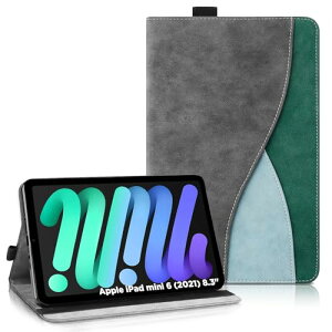 iPad Mini7 �P�[�X A17 Pro ��7���� 8.3�C���` iPad mini6 �P�[�X ��6���� ��p �X�}�[�g�P�[�X Apple Pencil ���[�\ PU���U�[ �X�^���h�@�\ �}���`�|�P�b�g �J�[�h���[ -�_�[�N�O���[