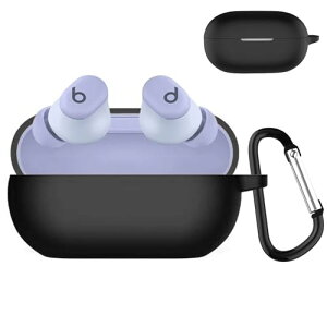 Beats Solo Buds �P�[�X �Ή�Beats Solo Buds�V���R���f�� �J�o�[ �����h�~ �L�Y�h�~ �����[�d�\ �S�ʕی� �J���r�i�t�� (�u���b�N)