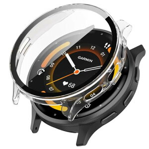 GARMIN Venu 3 �P�[�X �����^ PC+�����K���X ��̌^ �����ȒP �ϏՌ� �S�ʕی� �K�[�~�� Venu 3 �J�o�[ ���h�~ �����ߗ� �w��h�~ venu 3 �J�o�[ (�N���A)