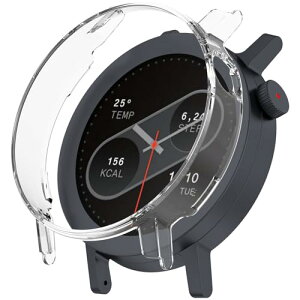 CMF by Nothing Watch Pro 2 (2024) �P�[�X �ی� �J�o�[ �d���|��PC�f�� ��̉� �ϏՌ� ���h�~ �ϐF�h�~ �ȈՒ��E �y�� �X�}�[�g�E�H�b�` CMF by Nothing Watch Pro 2 (�N���A)