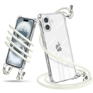 iPhone 16 Plus �P�[�X �V�����_�[ �N���A iPhone16 Plus �X�}�z�P�[�X �A�C�t�H��16Plus �J�o�[ ���|�� �΂߂��� �ϏՌ� ���� TPU ���^ �y�� �g�уP�[�X �R�t�� �΂߂��� �D��X�g���b�v�t�� �l�b�N�X�g