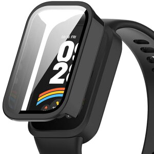 Xiaomi Smart Band 9 Active / Xiaomi Redmi Smart Band 3�Ή� �P�[�X �ی�J�o�[ �X�}�[�g�E�H�b�`�P�[�X �����K���X ��̌^ �ϏՌ� PC�f�� �����^ �J�o�[ ���h�~ �������� �ϏՌ� �S�ʕی� �E���ȒP �y�� Xiao