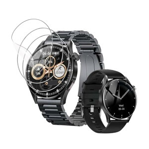 FOSMET QS40 1.43�C���` �t�B���� �ی�t�B���� ���������x ���^ ���y�� ������ɋ��� �w��h�~ TPU�f�ޏ_�炩�� ��U�h�~ �X�}�[�g�E�H�b�` 1.43�C���` �t���ی�t�B���� �ی�t�B���� 3������