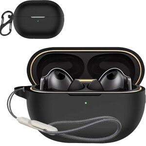HUAWEI FreeBuds Pro 4 �P�[�X �J�o�[ (�J���r�i�t��+�X�g���b�v�t�� ) �V���R���֗� �J���r�i�t ���s �y�ʏ��^ �����[�d�\ HHUAWEI FreeBuds Pro 4 �P�[�X �J�o�[ (�u���b�N)