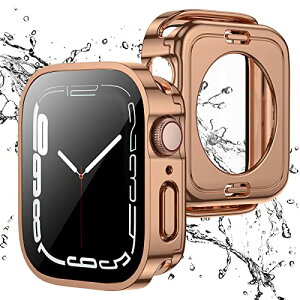 Apple Watch �P�[�X Series 10 46mm �A�b�v���E�H�b�` PC�f��+9H�d�x�K���X �h�� �h�o ��̌^ �����x ���ϋv�� �ϏՌ� 2 in 1 �O���d�\���S�ʕی� �����ȒP iWatch 46mm ���[�Y�S�[���h