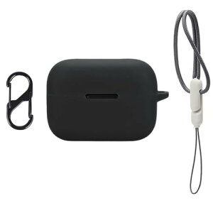 Anker Soundcore AeroClip �P�[�X �ی�J�o�[ ���C�����X�C���z�� �V���R�� �J�o�[ (�J���r�i+�X�g���b�v�t��) �]�|�h�~ �����~���h�~ �Ռ��h�~ �����\�[�d�\ �h�� �h�o (�u���b�N)