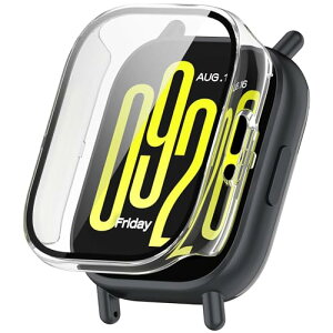 Redmi Watch 5 Active 2 �J�o�[ �V���I�~ (Xiaomi) Redmi Watch 5 Active 2 �P�[�X PC�f�� �J�o�[ �K���X�t�B������̌^ �S�ʕی� ��d�\�� �h�o �� �L�Y�h�~ �y�� (�N���A)
