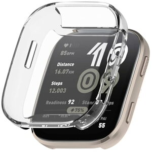 Amazfit Bip 6 �P�[�X �X�}�[�g�E�H�b�` �S�ʕی� �t���J�o�[ �ϏՌ� �N���A ���� TPU �V���R�� �ϏՌ��� �����h�~ Amazfit Bip6 ��p�J�o�[ (�N���A)
