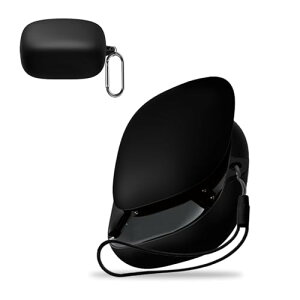 Anker Soundcore Liberty 5 �P�[�X �J�o�[ �V���R���f�� �ϏՌ� �h���h�o �E�H�b�V���u�� (�J���r�i�t��+�X�g���b�v�t�� ) ���p���₷�� �����[�d�\ �����^�т����₷�� (�u���b�N)