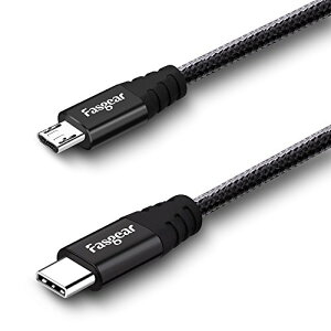 USB�P�[�u�� USB C - Micro USB�P�[�u�� 1m �i�C�����ґg�^�C�vC - Micro USB�R�[�h Galaxy S7 / S6 HTC One / 10�ȂǂɑΉ� (�u���b�N 1m)