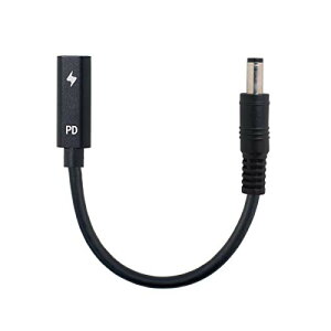 USB�P�[�u�� �^�C�vC USB-C���X���� DC 5.5 * 2.1mm�p���[PD�[�d�P�[�u�� ���b�v�g�b�v18-20V�ɓK��