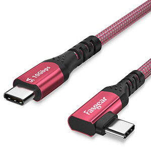 USB-C - USB C �P�[�u�� 100W �d�͋��� 1M 90�x�^�C�vC 3.1 Gen 2 �R�[�h 10Gbps �f�[�^���������5A PD�}���[�d�R�[�h E-Marker�`�b�v���� iPhone 17 Macbook Chromebook Pixel XL�Ή� (3�t�B�[�g,���b�h)