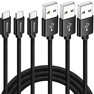 USB Type C �P�[�u�� 1m 3�{ 3A�}���[�d QC3.0�Ή� �^�C�vc�[�d�P�[�u�� ���ϋv �i�C���� USB A to USB C �P�[�u�� Xperia 10II XZ1 XZ2 XZ3 Galaxy A20 A21 A50 S20 S10 S10+ S10e S9 S8 Note 20 / 10 / 9 / 8 Switch�Ȃǂ�Type -C�@��
