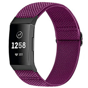Fitbit Charge 4 / Fitbit Charge 3 / Charge 3 SE �x���g �i�C���� �e�� �X�|�[�c �o���h �����p �X�g���b�`�o���h �X�g���b�v