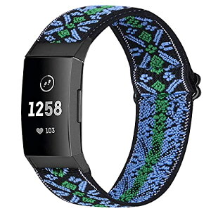 Fitbit Charge 4 / Fitbit Charge 3 / Charge 3 SE �x���g �i�C���� �e�� �X�|�[�c �o���h �����p �X�g���b�`�o���h �X�g���b�v
