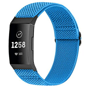 Fitbit Charge 4 / Fitbit Charge 3 / Charge 3 SE �x���g �i�C���� �e�� �X�|�[�c �o���h �����p �X�g���b�`�o���h �X�g���b�v