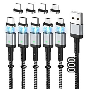 USB�P�[�u�� �}�O�l�b�g �[�d�P�[�u�� USB�P�[�u�� 0.5M 1.2M 1.2M 2M 3M QC3.0 / 3A�}���[�d USB2.0�����f�[�^�]�� ���� ���C �h�o ���E�� �}�C�N��USB Type-C �R�l�N�^ �^�C�vc Micro USB Cable LED�C���W�P�[�^