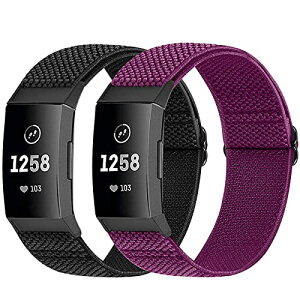 Fitbit Charge 4 / Fitbit Charge 3 / Charge 3 SE �x���g �i�C���� �e�� �X�|�[�c �o���h �����p �X�g���b�`�o���h �X�g���b�v