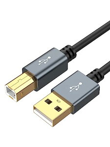 �v�����^�[�P�[�u�� USB �P�[�u�� Type B HP Cannon Brother Epson Dell Xerox Samsung�ȂǑΉ� 1M