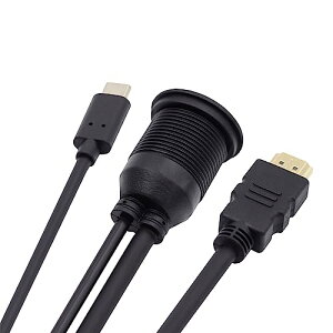 USB�P�[�u�� USB 3.1 USB-C Type-C & 4K HDMI �����t���b�V���J�[���b�`�}�E���g�����h���h�o�P�[�u���_�b�V���{�[�h�p�l���p