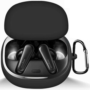 Anker Soundcore Liberty 4 �P�[�X �J�o�[ �V���R�[���P�[�X anker soundcore liberty 4 �ی�J�o�[ �����[�d�\ �S�ʕی� �����h�~ �L�Y�h�~ �ϏՌ� �h�o �h�� �y�� ���[ �J���r�i�t�� (�u���b�N)