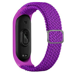Xiaomi Mi Band 7 / 6 �o���h ���߉\ �V���R�� �L�k �X�|�[�c �J�W���A�� ���K �E�H�[�L���O �X�g���b�vBraided Solo Loop �R���p�`�u��Xiaomi Mi�o���h 7 5 6 4 3