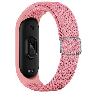 Xiaomi Mi Band 7 / 6 �o���h ���߉\ �V���R�� �L�k �X�|�[�c �J�W���A�� ���K �E�H�[�L���O �X�g���b�vBraided Solo Loop �R���p�`�u��Xiaomi Mi�o���h 7 5 6 4 3