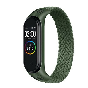 Xiaomi Mi Band 7 / 6 �o���h ���߉\ �V���R�� �L�k �X�|�[�c �J�W���A�� ���K �E�H�[�L���O �X�g���b�vBraided Solo Loop �R���p�`�u��Xiaomi Band Miband 7 5 6 4 3