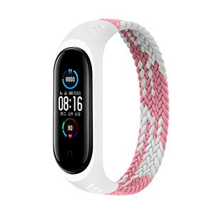 Xiaomi Mi Band 7 / 6 �o���h ���߉\ �V���R�� �L�k �X�|�[�c �J�W���A�� ���K �E�H�[�L���O �X�g���b�vBraided Solo Loop �R���p�`�u��Xiaomi Band Miband 7 5 6 4 3