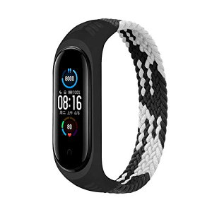 Xiaomi Mi Band 7 / 6 �o���h ���߉\ �V���R�� �L�k �X�|�[�c �J�W���A�� ���K �E�H�[�L���O �X�g���b�vBraided Solo Loop �R���p�`�u��Xiaomi Band Miband 7 5 6 4 3