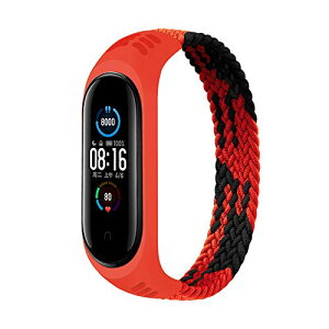 Xiaomi Mi Band 7 / 6 �o���h ���߉\ �V���R�� �L�k �X�|�[�c �J�W���A�� ���K �E�H�[�L���O �X�g���b�vBraided Solo Loop �R���p�`�u��Xiaomi Band Miband 7 5 6 4 3