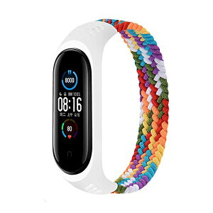 Xiaomi Mi Band 7 / 6 �o���h ���߉\ �V���R�� �L�k �X�|�[�c �J�W���A�� ���K �E�H�[�L���O �X�g���b�vBraided Solo Loop �R���p�`�u��Xiaomi Band Miband 7 5 6 4 3